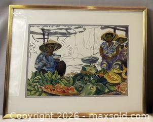 MaxSold Auction: Original Watercolour, Signed by Canadian Artist Ken Huxley  - Oakville (Ontario, Canada) PARTNER MANAGED Estate Sale Online Auction - Lakeshore Road West