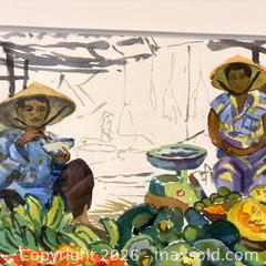 MaxSold Auction: Original Watercolour, Signed by Canadian Artist Ken Huxley  - Oakville (Ontario, Canada) PARTNER MANAGED Estate Sale Online Auction - Lakeshore Road West