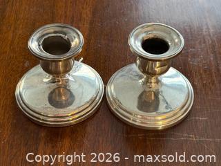MaxSold Auction: Pair of Birks Sterling Silver Candlestick Holders - Oakville (Ontario, Canada) PARTNER MANAGED Estate Sale Online Auction - Lakeshore Road West