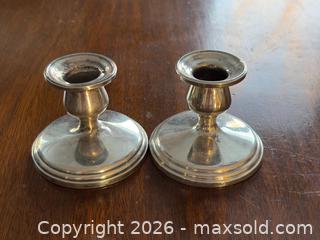MaxSold Auction: Pair of Birks Sterling Silver Candlestick Holders - Oakville (Ontario, Canada) PARTNER MANAGED Estate Sale Online Auction - Lakeshore Road West