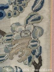 MaxSold Auction: Pair of Framed Needlepoint Panels with Flower Motif - Oakville (Ontario, Canada) PARTNER MANAGED Estate Sale Online Auction - Lakeshore Road West