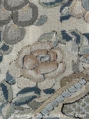 MaxSold Auction: Pair of Framed Needlepoint Panels with Flower Motif - Oakville (Ontario, Canada) PARTNER MANAGED Estate Sale Online Auction - Lakeshore Road West