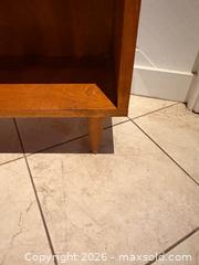 MaxSold Auction: Pair of Mid-Century Modern Solid Teak Shelving Units with Conical Legs - Oakville (Ontario, Canada) PARTNER MANAGED Estate Sale Online Auction - Lakeshore Road West