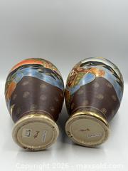 MaxSold Auction: Pair of Satsuma Hand Decorated Vases - Oakville (Ontario, Canada) PARTNER MANAGED Estate Sale Online Auction - Lakeshore Road West