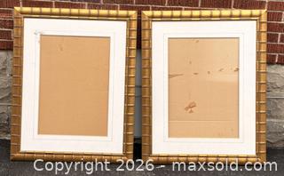 MaxSold Auction: Pair of Very Large Gilded Frames: 42" high 33" wide - Oakville (Ontario, Canada) PARTNER MANAGED Estate Sale Online Auction - Lakeshore Road West
