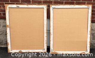 MaxSold Auction: Pair of Very Large Gilded Frames: 42" high 33" wide - Oakville (Ontario, Canada) PARTNER MANAGED Estate Sale Online Auction - Lakeshore Road West