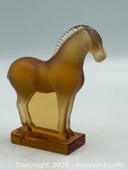 MaxSold Auction: Rare Lalique Tang Horse Amber Glass Paperweight - Oakville (Ontario, Canada) PARTNER MANAGED Estate Sale Online Auction - Lakeshore Road West