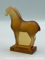 MaxSold Auction: Rare Lalique Tang Horse Amber Glass Paperweight - Oakville (Ontario, Canada) PARTNER MANAGED Estate Sale Online Auction - Lakeshore Road West
