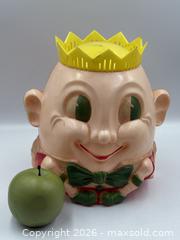MaxSold Auction: "Reliable" Plastic Humptey Dumptey Cookie Jar - Oakville (Ontario, Canada) PARTNER MANAGED Estate Sale Online Auction - Lakeshore Road West