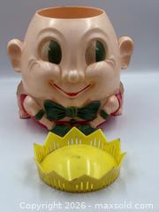 MaxSold Auction: "Reliable" Plastic Humptey Dumptey Cookie Jar - Oakville (Ontario, Canada) PARTNER MANAGED Estate Sale Online Auction - Lakeshore Road West