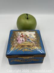 MaxSold Auction: Sevres style Hand Painted Porcelain Gilded Hinged Box - Oakville (Ontario, Canada) PARTNER MANAGED Estate Sale Online Auction - Lakeshore Road West