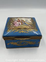 MaxSold Auction: Sevres style Hand Painted Porcelain Gilded Hinged Box - Oakville (Ontario, Canada) PARTNER MANAGED Estate Sale Online Auction - Lakeshore Road West