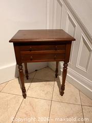 MaxSold Auction: Side Table or Nightstand with Single Drawer - Oakville (Ontario, Canada) PARTNER MANAGED Estate Sale Online Auction - Lakeshore Road West