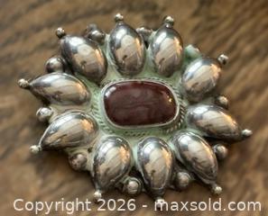 MaxSold Auction: Signed Sterling Silver Mexican  Brooch - Oakville (Ontario, Canada) PARTNER MANAGED Estate Sale Online Auction - Lakeshore Road West