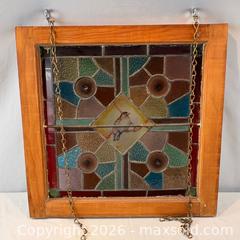 MaxSold Auction: Square Wood Framed Stained Glass Bird - Oakville (Ontario, Canada) PARTNER MANAGED Estate Sale Online Auction - Lakeshore Road West