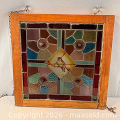 MaxSold Auction: Square Wood Framed Stained Glass Bird - Oakville (Ontario, Canada) PARTNER MANAGED Estate Sale Online Auction - Lakeshore Road West