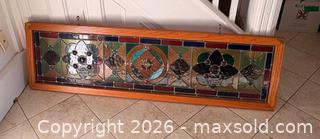 MaxSold Auction: Stained Glass Panel - Oakville (Ontario, Canada) PARTNER MANAGED Estate Sale Online Auction - Lakeshore Road West