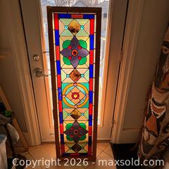 MaxSold Auction: Stained Glass Panel - Oakville (Ontario, Canada) PARTNER MANAGED Estate Sale Online Auction - Lakeshore Road West