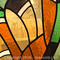 MaxSold Auction: Stained Glass Panel with an Abstract Butterfly Design - Oakville (Ontario, Canada) PARTNER MANAGED Estate Sale Online Auction - Lakeshore Road West