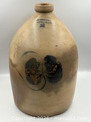 MaxSold Auction: Stoneware Crock Stamped "J.F. POOLE & CO." from "BRANTFORD C.W." - Oakville (Ontario, Canada) PARTNER MANAGED Estate Sale Online Auction - Lakeshore Road West