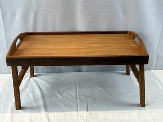 MaxSold Auction: Teakwood Folding Bed Tray by Goodwood.  - Oakville (Ontario, Canada) PARTNER MANAGED Estate Sale Online Auction - Lakeshore Road West