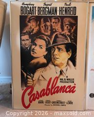 MaxSold Auction: Three Framed Vintage Movie Posters: Casablanca, Gone with the Wind and Singing in the Rain - Oakville (Ontario, Canada) PARTNER MANAGED Estate Sale Online Auction - Lakeshore Road West