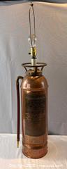 MaxSold Auction: Two Copper with Brass Fire Extinguishers Converted to Lamps  - Oakville (Ontario, Canada) PARTNER MANAGED Estate Sale Online Auction - Lakeshore Road West