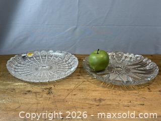 MaxSold Auction: Two Hand Cut Crystal Serving Trays - Oakville (Ontario, Canada) PARTNER MANAGED Estate Sale Online Auction - Lakeshore Road West