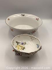 MaxSold Auction: Two Hand Painted Porcelain Bowls - Oakville (Ontario, Canada) PARTNER MANAGED Estate Sale Online Auction - Lakeshore Road West