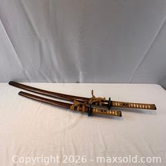 MaxSold Auction: Two vintage era replica Samurai swords.  - Oakville (Ontario, Canada) PARTNER MANAGED Estate Sale Online Auction - Lakeshore Road West