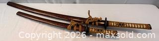 MaxSold Auction: Two vintage era replica Samurai swords.  - Oakville (Ontario, Canada) PARTNER MANAGED Estate Sale Online Auction - Lakeshore Road West