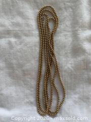 MaxSold Auction: Very Long Gold Filled Beaded Necklace - Oakville (Ontario, Canada) PARTNER MANAGED Estate Sale Online Auction - Lakeshore Road West