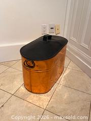 MaxSold Auction: Vintage Copper Boiler with Handles and Lid - Oakville (Ontario, Canada) PARTNER MANAGED Estate Sale Online Auction - Lakeshore Road West