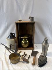 MaxSold Auction: Vintage Crate with Antique and Vintage Home Items - Oakville (Ontario, Canada) PARTNER MANAGED Estate Sale Online Auction - Lakeshore Road West