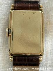 MaxSold Auction: Vintage Hamilton Myron Gold Filled Case Manual-wind Wristwatch. Circa 1940s.  - Oakville (Ontario, Canada) PARTNER MANAGED Estate Sale Online Auction - Lakeshore Road West