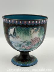 MaxSold Auction: Vintage Hand Enameled Cloisonne Vase - Oakville (Ontario, Canada) PARTNER MANAGED Estate Sale Online Auction - Lakeshore Road West