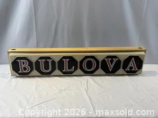 MaxSold Auction: Vintage Light Up Bulova Store Sign - Oakville (Ontario, Canada) PARTNER MANAGED Estate Sale Online Auction - Lakeshore Road West