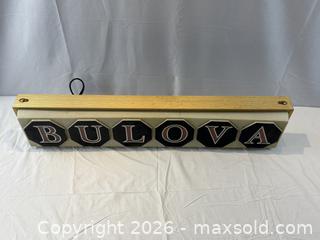 MaxSold Auction: Vintage Light Up Bulova Store Sign - Oakville (Ontario, Canada) PARTNER MANAGED Estate Sale Online Auction - Lakeshore Road West