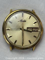 MaxSold Auction: Vintage Mido Ocean Star Datoday Automatic Wristwatch - No strap - Oakville (Ontario, Canada) PARTNER MANAGED Estate Sale Online Auction - Lakeshore Road West