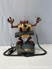 MaxSold Auction: Vintage Telemania Looney Tunes Tazmanian Devil Animated Working Phone - Oakville (Ontario, Canada) PARTNER MANAGED Estate Sale Online Auction - Lakeshore Road West