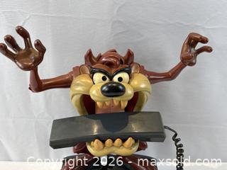 MaxSold Auction: Vintage Telemania Looney Tunes Tazmanian Devil Animated Working Phone - Oakville (Ontario, Canada) PARTNER MANAGED Estate Sale Online Auction - Lakeshore Road West
