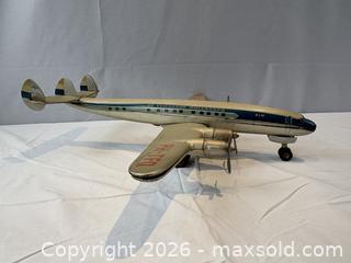 MaxSold Auction: Vintage Tin Toy Model KLM Lockheed Constellation Airplane  - Oakville (Ontario, Canada) PARTNER MANAGED Estate Sale Online Auction - Lakeshore Road West