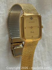 MaxSold Auction: Vintage Wittnauer Ladies' Quartz Gold Toned Watch with Diamond - Oakville (Ontario, Canada) PARTNER MANAGED Estate Sale Online Auction - Lakeshore Road West