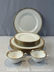 MaxSold Auction: Wedgwood "Ulander Gold" Pattern Dinner and Side Plates - Oakville (Ontario, Canada) PARTNER MANAGED Estate Sale Online Auction - Lakeshore Road West