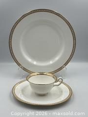MaxSold Auction: Wedgwood "Ulander Gold" Pattern Dinner and Side Plates - Oakville (Ontario, Canada) PARTNER MANAGED Estate Sale Online Auction - Lakeshore Road West