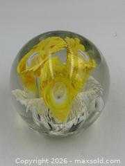 MaxSold Auction: Yellow Art Glass Paperweight - Oakville (Ontario, Canada) PARTNER MANAGED Estate Sale Online Auction - Lakeshore Road West