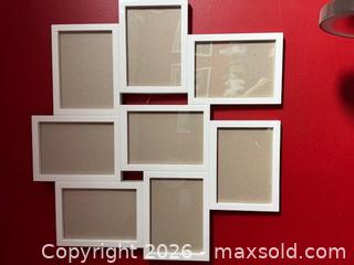 MaxSold Auction: White Multi-Photo Collage Wall Frame, 8 Openings (Single Unit) - Mississauga (Ontario, Canada) SELLER MANAGED Downsizing Online Auction -  Glen Erin Drive