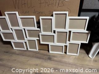 MaxSold Auction: White Multi-Photo Collage Wall Frame, 8 Openings (Single Unit) - Mississauga (Ontario, Canada) SELLER MANAGED Downsizing Online Auction -  Glen Erin Drive