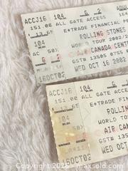 MaxSold Auction: 1998 2002 Rolling Stones Ticket Stubs Bridges to Babylon World Tour - Toronto (Ontario, Canada) SELLER MANAGED Reseller Online Auction - Bayview Avenue