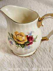 MaxSold Auction: Vintage 1940’s/50’s Sadler Porcelain Creamer Sugar Pink Yellow Roses Design  - Toronto (Ontario, Canada) SELLER MANAGED Reseller Online Auction - Bayview Avenue